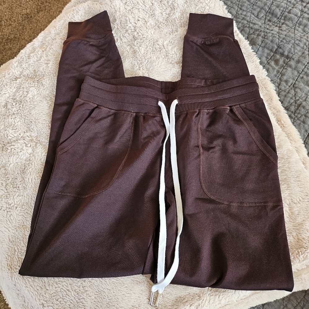 Zyia Brown Cozy Joggers